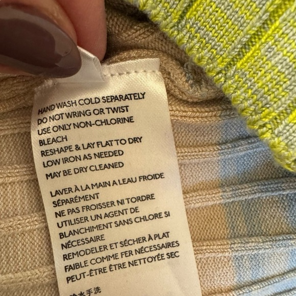 Daily Practice x Anthropologie - Tuvalu Stripe Rib Knit Racerback Dress Sz XS - Picture 9 of 10